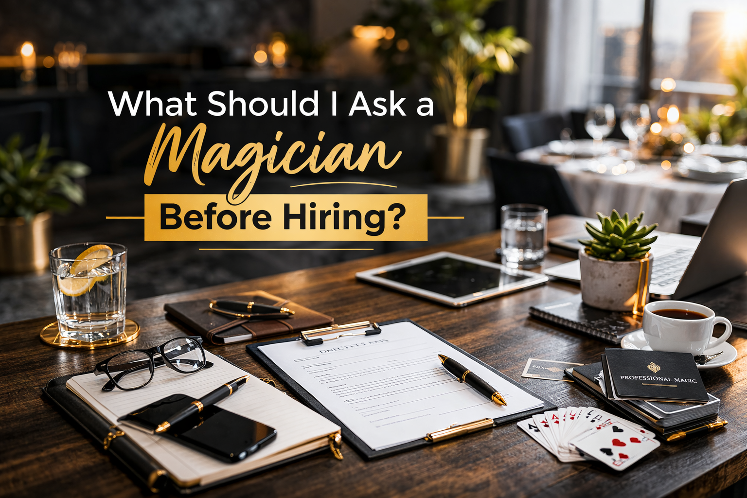 What Should I Ask A Magician Before Hiring