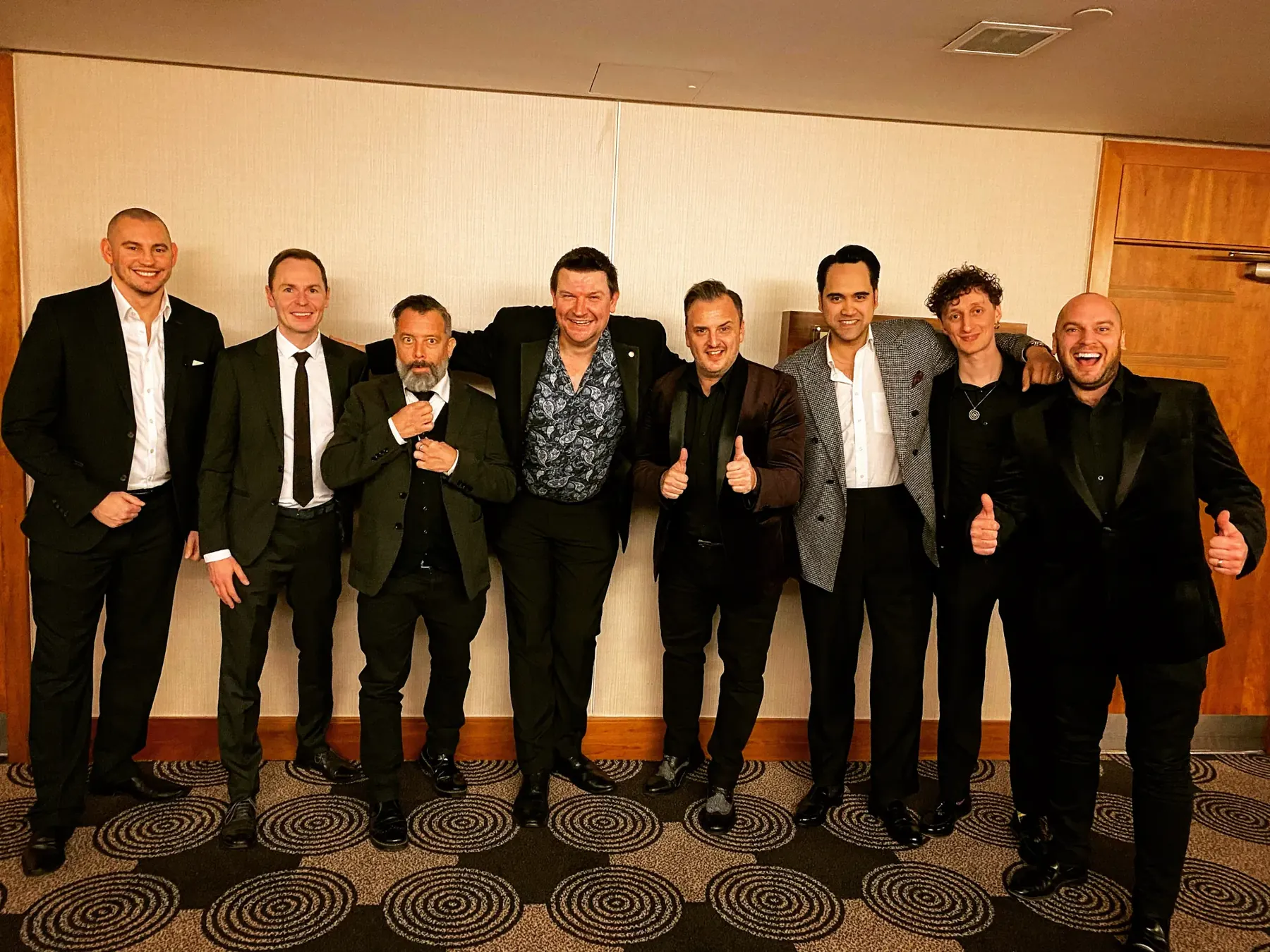 A team of eight magicians led by Matt Parro at a large corporate event