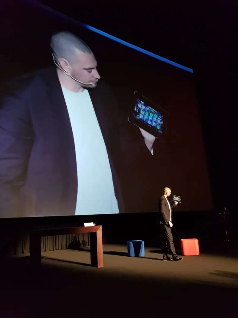 iPad magic on the big screen