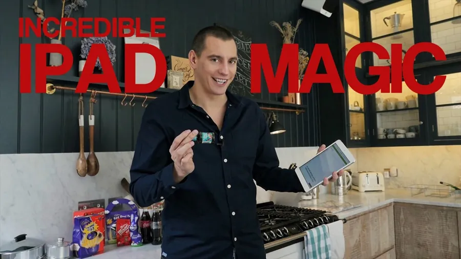 Matt Parro producing Etefy vanilla extract from an iPad